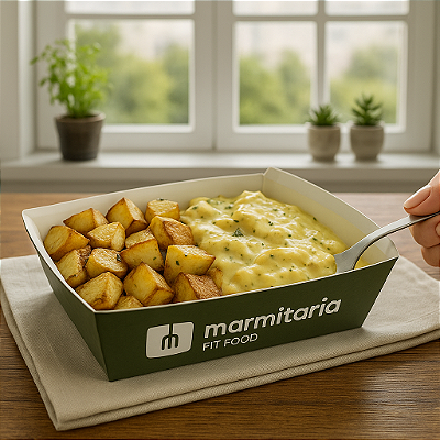Tiras de Frango ao Molho Mostarda com Batata Souté - 200g ou 350g