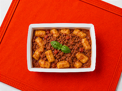 Nhoque de Cenoura ao molho Bolonhesa - 200g ou 350g