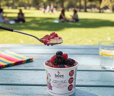 Gelado - Cheesecake Frutas Vermelhas Zero - 60g