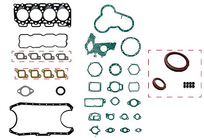 JOGO DE JUNTAS MOTOR ASIA TOPIC 2.7 8V COMPLETO COM RETENTORES