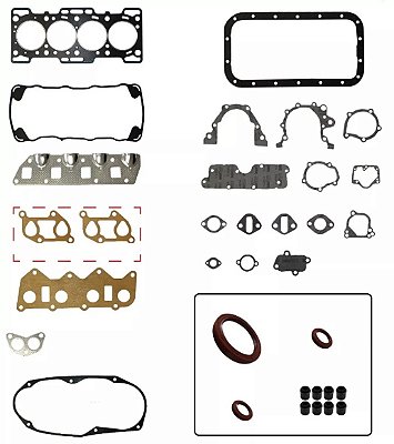 JOGO DE JUNTAS MOTOR ASIA HAFEI TOWNER JR CHANA M100 8V COMPLETO COM RETENTORES