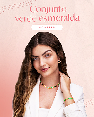 Conjunto verde esmeralda
