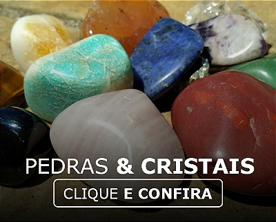 Mini Banner Pedras e Cristais