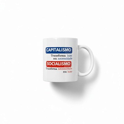 Caneca Capitalismo Socialismo