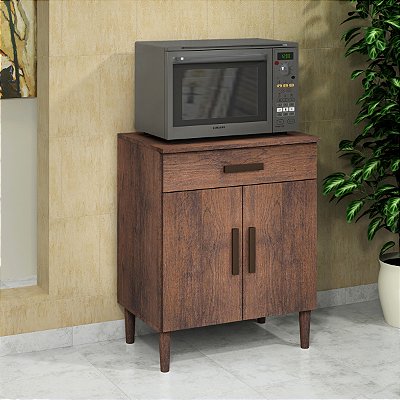 Balcão Armário Organizador Microondas Simples Cozinha Frete