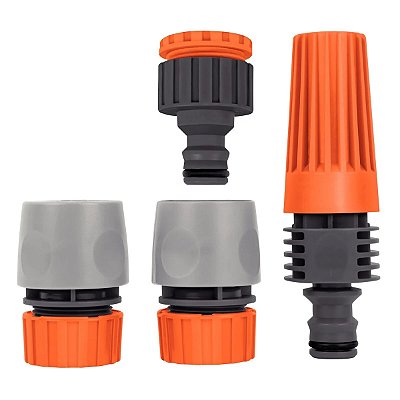Conjunto Esguicho Mangueira Jardim Bico e Engate Tramontina