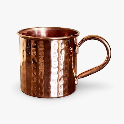 Caneca Moscow Mule Cobre Puro Martelada - 350ml