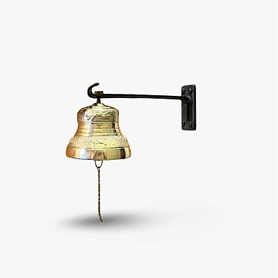 Sino de Bronze com Suporte para Parede/Teto - 1 Kg