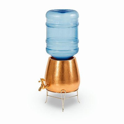 Suporte Galão Água Filtro Purificador Cobre Puro Artesanal