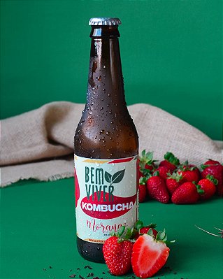 Kombucha Morango