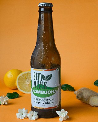 Kombucha Genbibre, Jasmin & Limão Siciliano