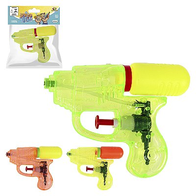 Pistola de brinquedo lança água reservatório 12cm