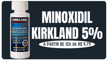 MINOXIDIL KIRKLAND 5% A PARTIR DE 12x de R$ 9,79