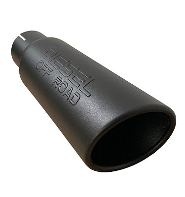 Ponteira De Escapamento Esportiva Para Camionetes 4 Polegada Preto Fosco