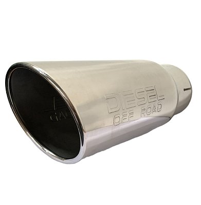 Ponteira De Escape Esportiva Cromada 4 Polegadas Camionetes