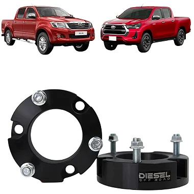Kit Lift Toyota Hilux 2013 A 2024 Calço Mola Hilux