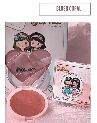 BLUSH CORALZINHO (Blush Infantil Vegano)
