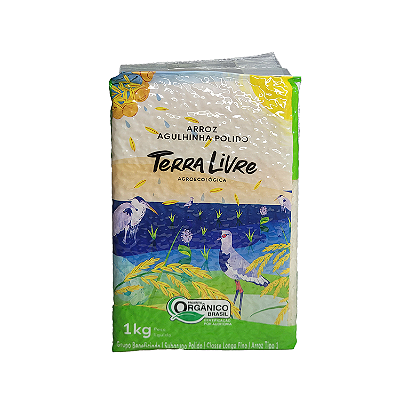 Arroz Polido a vácuo Orgânico (1 Kg)