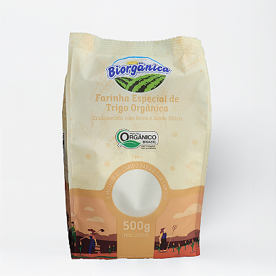 Farinha de Trigo Orgânica (500g)