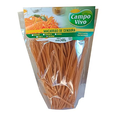 Macarrão de Cenoura Talharim Grosso(400g)