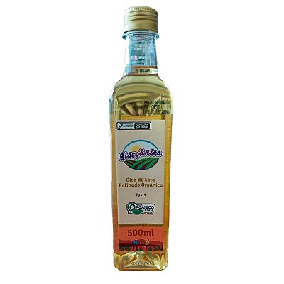 Óleo de Soja Refinado Orgânico (500ml)