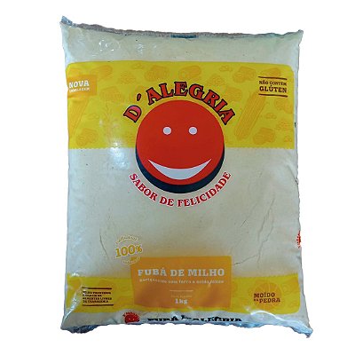Fubá de milho moído a pedra(1kg)