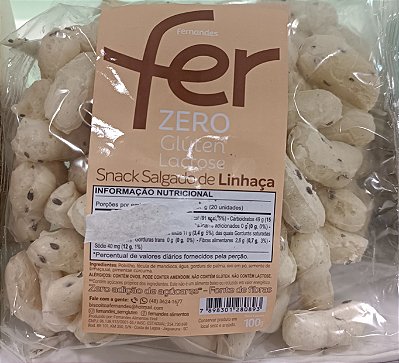 Snacks salgado de linhaça (100gr)