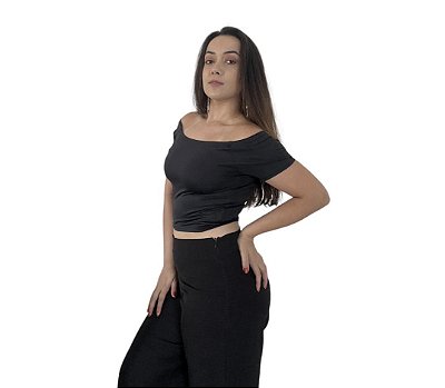 CROPPED OMBRO A OMBRO PRETO