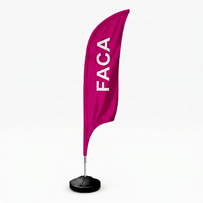 Wind Banner Modelo Faca Personalizado