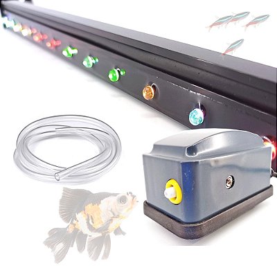 Cortina de Bolhas com LED - 36cm com Compressor de Ar