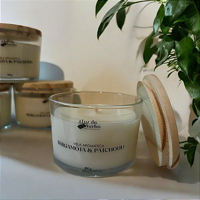 Vela Aromática | Bergamota & Patchouli 100g