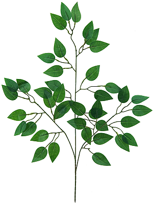 GALHO FICUS ARTIFICIAL SILICONE TOQUE REAL 61CM 128201