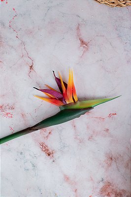 ESTRELICIA FLOR ARTIFICIAL EM SILICONE 92CM 128755