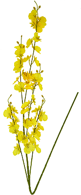 ORQUIDEA CHUVA DE OURO AMARELA 90CM 128810