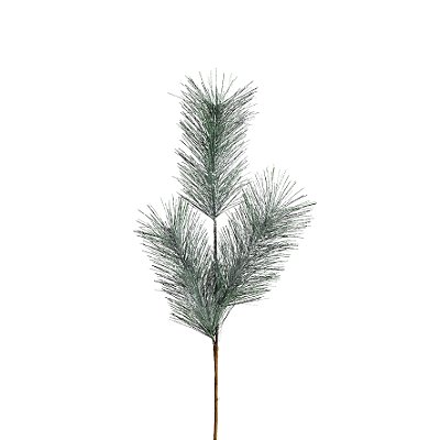 GALHO HASTE FESTAO 65CM VERDE NEVADO 129338