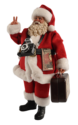 PAPAI NOEL COLECAO LUXO TURISTA 28CM 129162