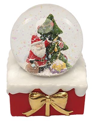 GLOBO NATAL POLIR 8X10CM MUSICAL 129152
