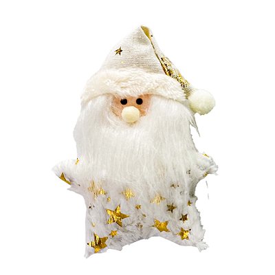 PAPAI NOEL ESTRELA STAR GOLD 17CM 129133