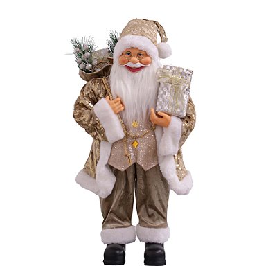 PAPAI NOEL SC PRES/PRESENTE 40CM DOUR 129114