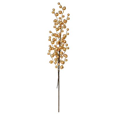 HASTE DE NATAL AZEVINHA DOURADA 65CM 129359