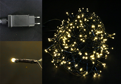 PISCA ESTROBO 100M 1.000 LEDS BRANCO QUENTE BIVOLT 129219