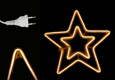 ENFEITE ESTRELA NATAL NEON 129247