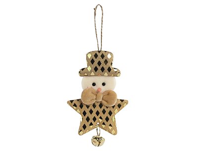ENFEITE DE NATAL 8,5X14CM BONECO DE NEVE 129469