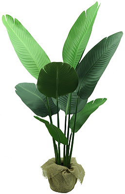 PLANTA BANANEIRA ARTIFICIAL X8 120CM 129913