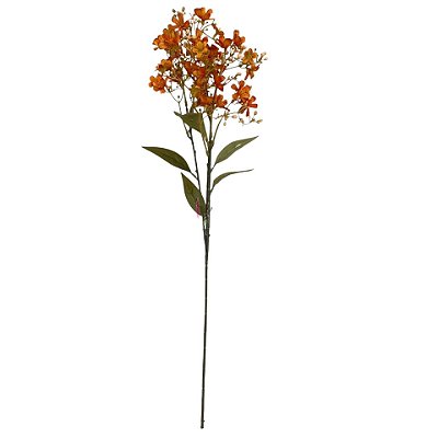 HASTE GALHO FLOR DO CAMPO LARANJA 75CM 129982
