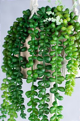 PENDENTE PLANTA ARTIFICIAL DEDO DE MOÇA SILICONE 42CM 13251