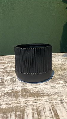 CACHEPOT DUO M PRETO FOSCO 128444