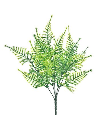 BUQUE PLANTA ARTIFICIAL 39CM ALFINETE X5 VERDE 130521