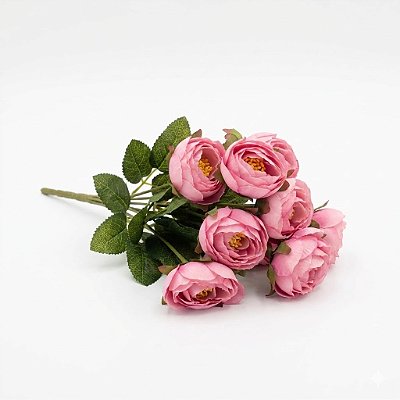 BUQUE CAMELIA PINK 23CM X7 130736