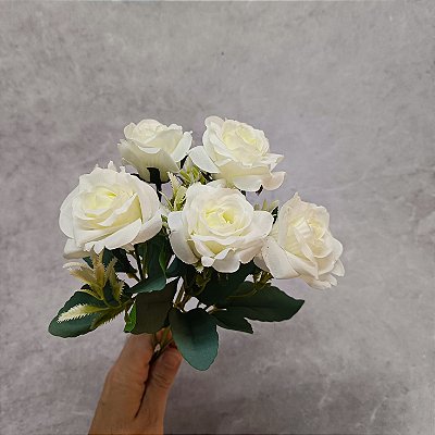 BUQUE DE ROSA BRANCO 130726